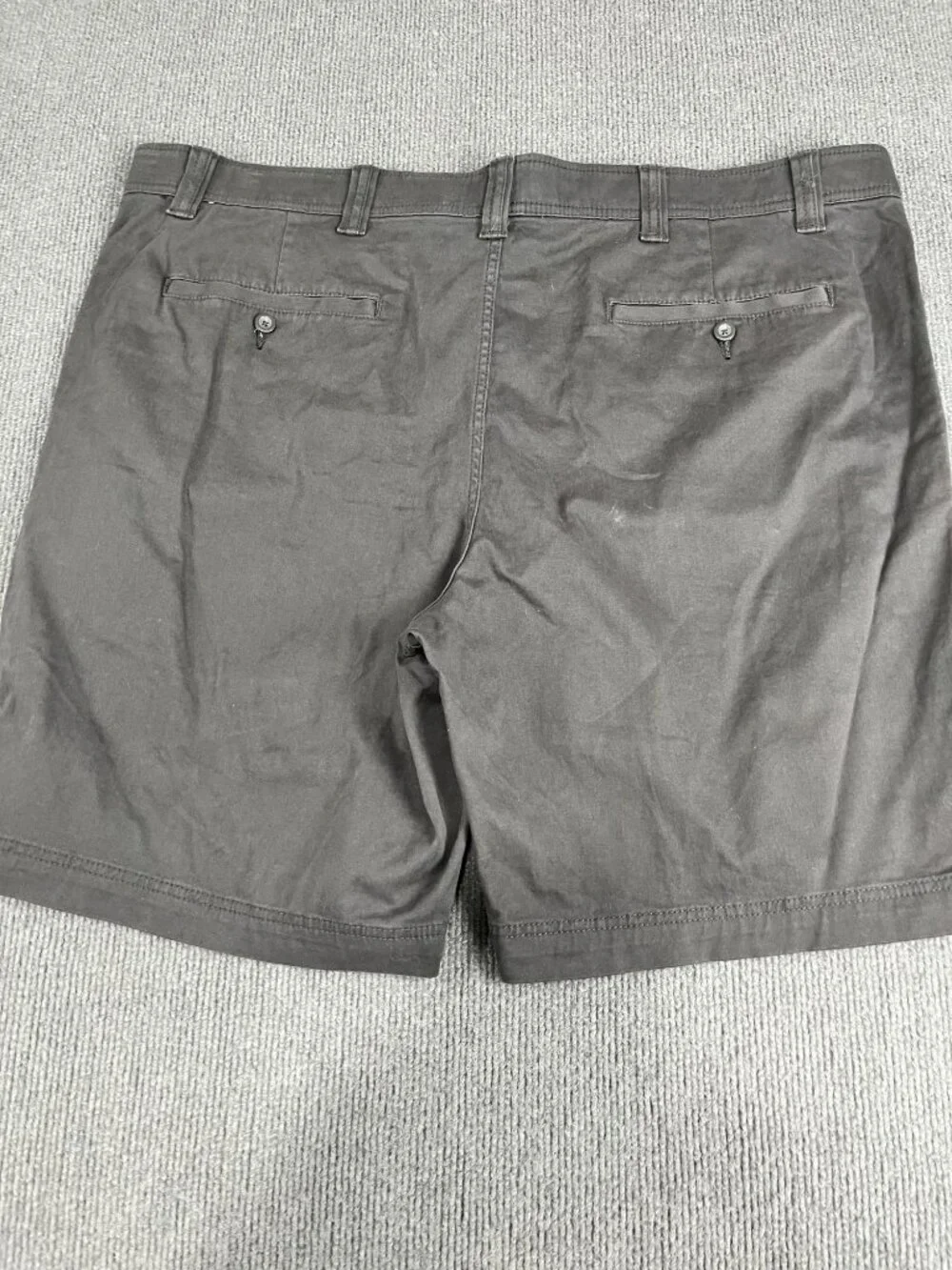 The Foundry Khaki Black Mens Stretch Shorts Size 48